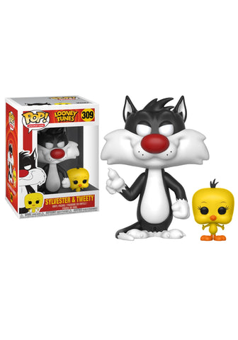 Funko Pop! Animation: Looney Tunes - Sylvester & Tweety Collectible Toy Funko Pop! Animation: Looney Tunes - Sylvester & Tweety Collectible Toy