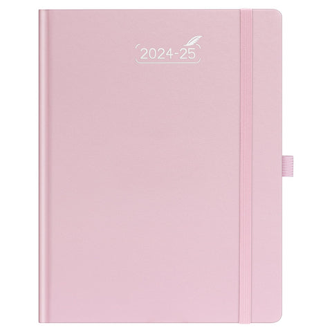 BEZEND Planner 2024-2025, Large Size 8.5" x 11" Weekly Notebook Academic Calender-120 GSM Thick Paper-12 Months (July 24 - June 25) Daily Weekly and Monthly with Tabs, Inner Pocket, Hard Cover (Pink) BEZEND Planner 2024-2025, Large Size 8.5" x 11" Weekly Notebook Academic Calender-120 GSM Thick Paper-12 Months (July 24 - June 25) Daily Weekly and Monthly with Tabs, Inner Pocket, Hard Cover (Pink)