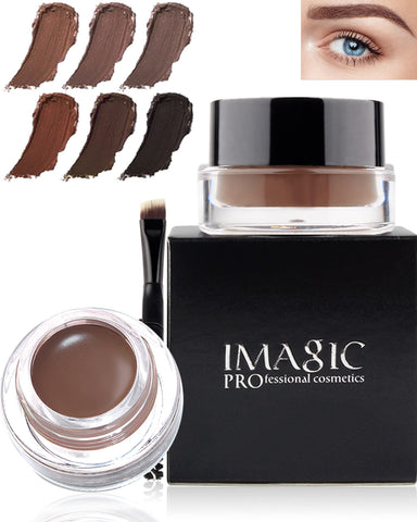 Eyebrow Pomade Waterproof, Tinted Brow Gel Cream with Brush, High-pigmented 24 Hour Wear, Smudge Proof &Sweat-proof, Super Creamy Eyebrow Pomade Filling & Shaping Brows for Women - Soft Brown Eyebrow Pomade Waterproof, Tinted Brow Gel Cream with Brush, High-pigmented 24 Hour Wear, Smudge Proof &Sweat-proof, Super Creamy Eyebrow Pomade Filling & Shaping Brows for Women - Soft Brown