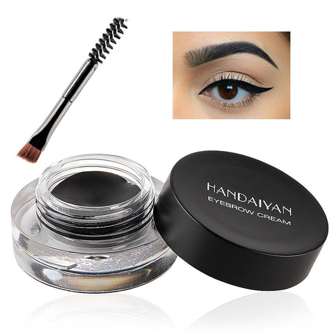 Rosarden Waterproof Brow Pomade, Black Eyebrow Cream with Eyebrow Brush, Eyebrow Gel Long Lasting Wear, Brow Pencil High Pigment, Smudgeproof, Sweatproof and Quickly Dry, Eyebrow Makeup for Women Rosarden Waterproof Brow Pomade, Black Eyebrow Cream with Eyebrow Brush, Eyebrow Gel Long Lasting Wear, Brow Pencil High Pigment, Smudgeproof, Sweatproof and Quickly Dry, Eyebrow Makeup for Women