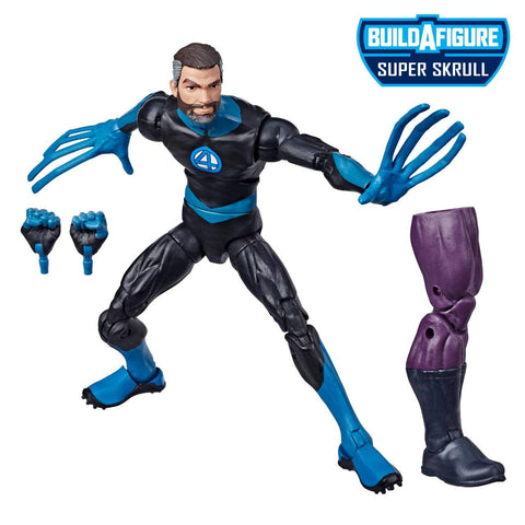 Marvel Hasbro Legends Series Fantastic Four 6" Collectible Action Figure Mr. Fantastic Toy, Premium Design & 2 Accessories, 1 Build-A-Figure Part Marvel Hasbro Legends Series Fantastic Four 6" Collectible Action Figure Mr. Fantastic Toy, Premium Design & 2 Accessories, 1 Build-A-Figure Part