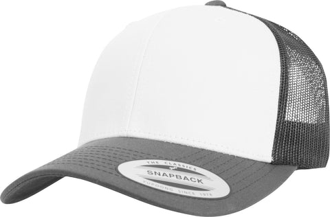 Flexfit Retro Trucker Colored Front Kappe Darkgrey/White One Size Flexfit Retro Trucker Colored Front Kappe Darkgrey/White One Size