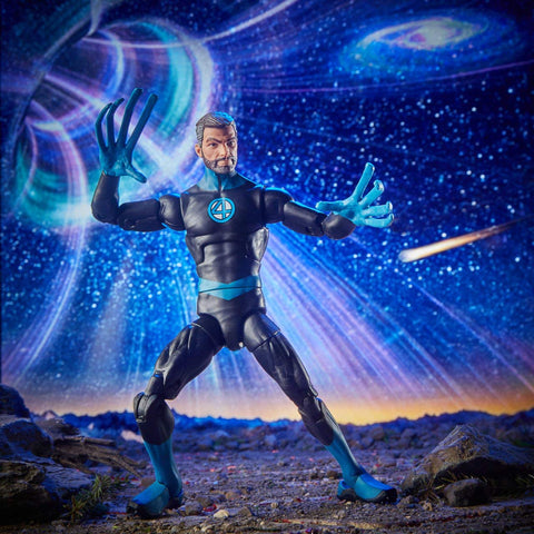 Marvel Hasbro Legends Series Fantastic Four 6" Collectible Action Figure Mr. Fantastic Toy, Premium Design & 2 Accessories, 1 Build-A-Figure Part Marvel Hasbro Legends Series Fantastic Four 6" Collectible Action Figure Mr. Fantastic Toy, Premium Design & 2 Accessories, 1 Build-A-Figure Part