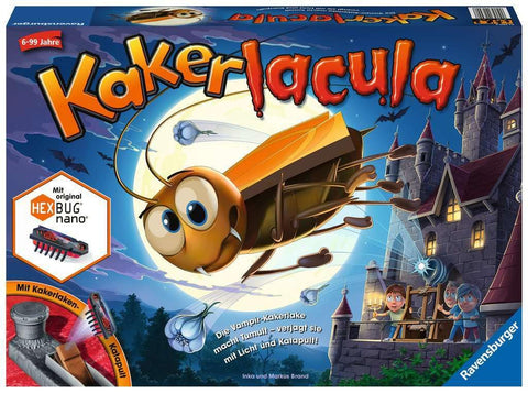 Ravensburger Kinderspiele 22300 Cockerlacula Action Game with Electronic Cockroach for Young and Old, Family Game for 2-4 Players, Children's Game from 5 Years Ravensburger Kinderspiele 22300 Cockerlacula Action Game with Electronic Cockroach for Young and Old, Family Game for 2-4 Players, Children's Game from 5 Years