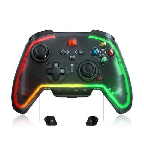 BIGBIG WON Wireless Switch Controllers, Bluetooth Wired PC Game Controller for Nintendo Switch, PC Windows, Android, IOS, Rainbow 2 Pro Controller Gamepad With 6-Axis Gyro/Vibration/Turbo/NFC/Wake-Up BIGBIG WON Wireless Switch Controllers, Bluetooth Wired PC Game Controller for Nintendo Switch, PC Windows, Android, IOS, Rainbow 2 Pro Controller Gamepad With 6-Axis Gyro/Vibration/Turbo/NFC/Wake-Up