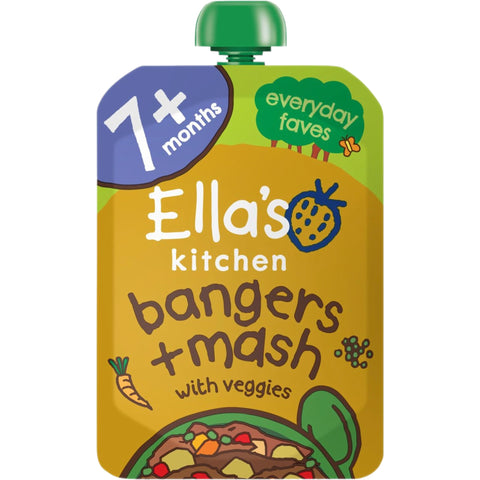 Ella's Kitchen Mixed Case Selections Stage 2 Organic Baby Food From 7+ Months (12x130g)
