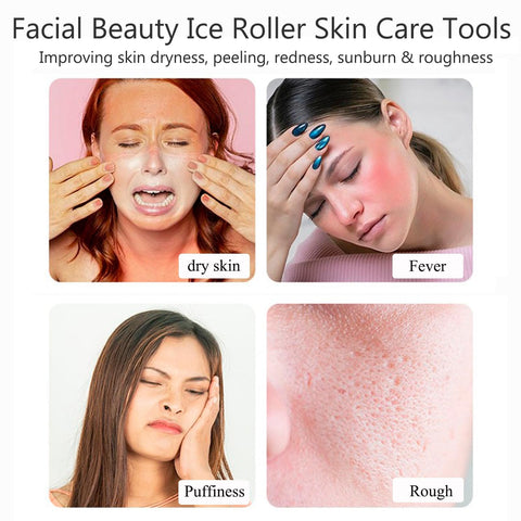 Face Ice Roller, Ice Mold For Face, Ice Roller For Face, Face Ice Mold For Face, Eyes & Neck, Face Beauty Ice Roller, Facial Ice Roller Reusable Skin Care Silicone Ice Mold - Purple Face Ice Roller, Ice Mold For Face, Ice Roller For Face, Face Ice Mold For Face, Eyes & Neck, Face Beauty Ice Roller, Facial Ice Roller Reusable Skin Care Silicone Ice Mold - Purple