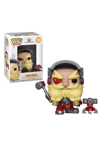 Funko Pop Games: Overwatch - Torbjörn Collectible Figure, Multicolor Funko Pop Games: Overwatch - Torbjörn Collectible Figure, Multicolor
