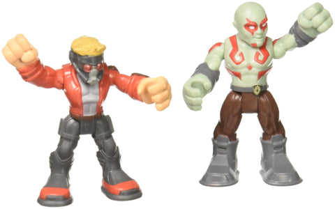 Marvel Super Hero Adventures, Star Lord and Drax Action Figures Marvel Super Hero Adventures, Star Lord and Drax Action Figures
