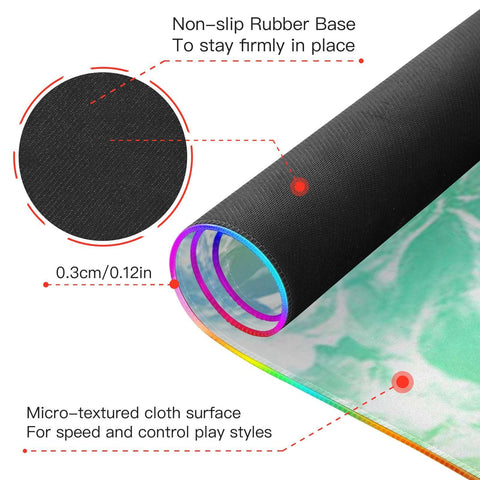 Color Leaves Wireless Charging Mouse Pad for Mobile Phone Extra Large Gaming Mousepad with 13 Lighting Modes Mouse Mat for MacBook PC Laptop Desk Office Home Gaming Color Leaves Wireless Charging Mouse Pad for Mobile Phone Extra Large Gaming Mousepad with 13 Lighting Modes Mouse Mat for MacBook PC Laptop Desk Office Home Gaming