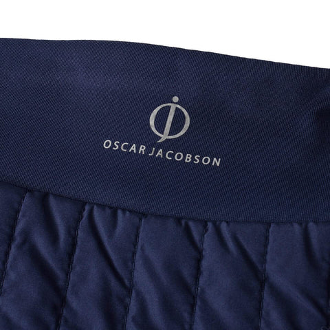 Oscar Jacobson Mens Harrington Padded Thermal Golf Jacket - Navy - XL