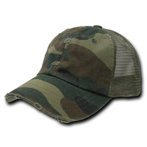 Green Camouflage Vintage Washed Adjustable Mesh Trucker Baseball Cap Hat One Size Fits Most Green Camouflage Vintage Washed Adjustable Mesh Trucker Baseball Cap Hat One Size Fits Most