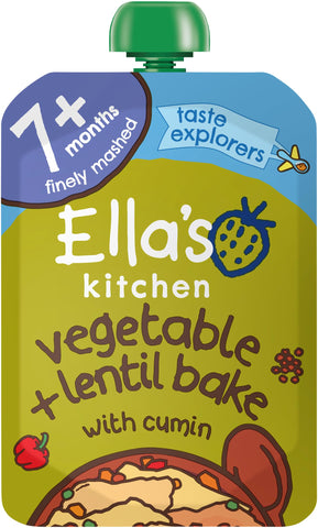 Ella's Kitchen Stage 2 from 7 Months Organic Vegetable Bake 130 g (Pack of 6) Ella's Kitchen Stage 2 from 7 Months Organic Vegetable Bake 130 g (Pack of 6)