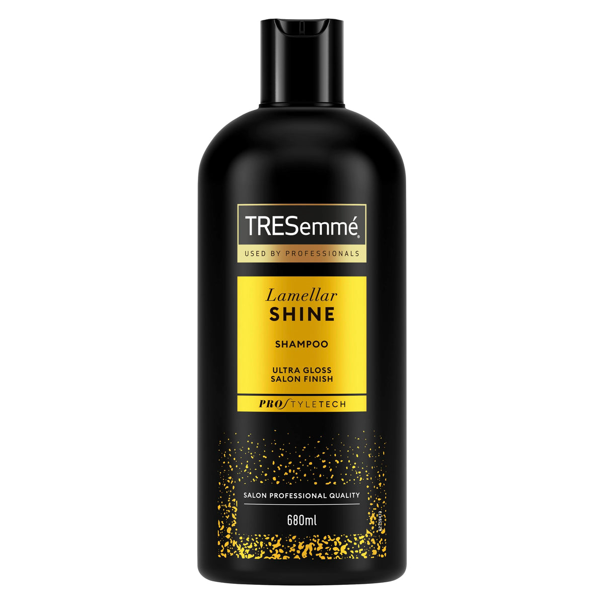 TRESemmÃ© Lamellar Shine Shampoo with patented Lamellar Technology hair care product for an ultra-glossy salon finish 680 ml