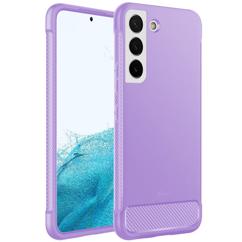 JETech Slim Fit Case for Samsung Galaxy S22 5G 6.1-Inch, Thin Phone Cover with Shock-Absorption and Carbon Fiber Design (Light Purple) JETech Slim Fit Case for Samsung Galaxy S22 5G 6.1-Inch, Thin Phone Cover with Shock-Absorption and Carbon Fiber Design (Light Purple)