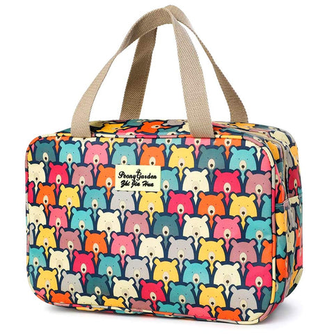 Travel Toiletry Bag, Portable Travel Cosmetic Wash Bag Make up Bag Clutch Overnight Wash Shaving Kit Bags Pouch Hand Bag for Women (Many Bear) Travel Toiletry Bag, Portable Travel Cosmetic Wash Bag Make up Bag Clutch Overnight Wash Shaving Kit Bags Pouch Hand Bag for Women (Many Bear)