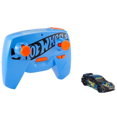 Hot Wheels RC Car, Remote-Control 2017 Nissan GT-R in 1:64 Scale, Works On and Off Hot Wheels Track, Includes Track Adapter Hot Wheels RC Car, Remote-Control 2017 Nissan GT-R in 1:64 Scale, Works On and Off Hot Wheels Track, Includes Track Adapter