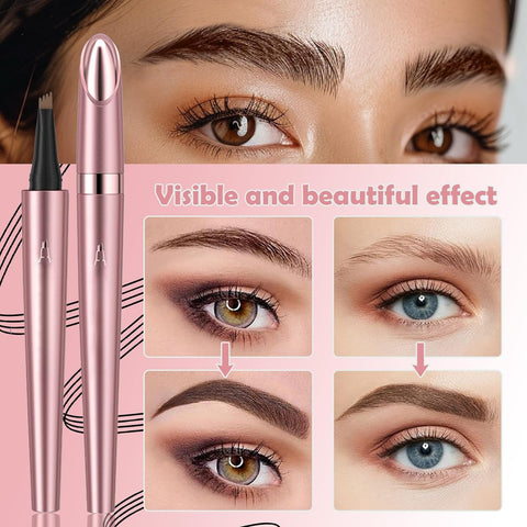 2024 New Magic Eyebrow Pencil, 2pcs 4 Tip Microblade Eyebrow Pen, Eyebrow Tattoo Pencil 4 Fork Tip, 3D Waterproof Magic Eyebrow Pencil, Long-Lasting Natural Fine Stroke Eyebrow Pencil (Light Brown) 2024 New Magic Eyebrow Pencil, 2pcs 4 Tip Microblade Eyebrow Pen, Eyebrow Tattoo Pencil 4 Fork Tip, 3D Waterproof Magic Eyebrow Pencil, Long-Lasting Natural Fine Stroke Eyebrow Pencil (Light Brown)