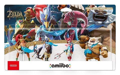 Amiibo 'Collection The Legend of Zelda' - Daruk + Mipha + Revali + Urbosa (Prodiges de The Legend of Zelda: Breath of the Wild) Amiibo 'Collection The Legend of Zelda' - Daruk + Mipha + Revali + Urbosa (Prodiges de The Legend of Zelda: Breath of the Wild)