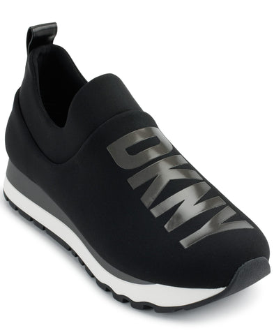 DKNY Women's Jadyn Lightweight Slip on Comfort Sneaker, Black/Dark Gunmetal, 6.5 DKNY Women's Jadyn Lightweight Slip on Comfort Sneaker, Black/Dark Gunmetal, 6.5