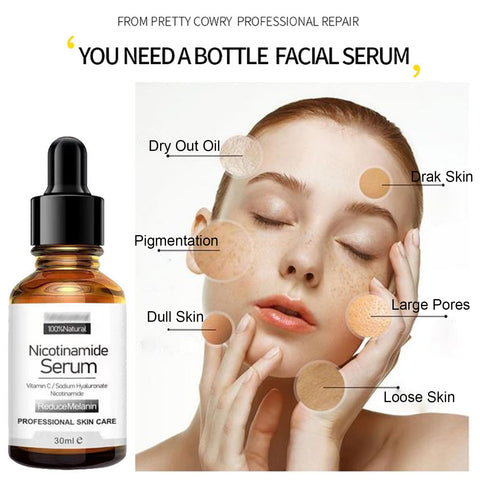 Niacinamide Serum for Face, Face Serums for Anti Aging, Reduce Wrinkle and Fine Line, Firming Skin, Hydrating Facial Serum for Moisturizes Dry Skin, Improve Rough Skin, Oil Control, Pore Reducer Niacinamide Serum for Face, Face Serums for Anti Aging, Reduce Wrinkle and Fine Line, Firming Skin, Hydrating Facial Serum for Moisturizes Dry Skin, Improve Rough Skin, Oil Control, Pore Reducer