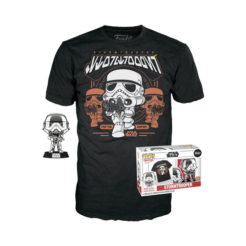 Funko Pop! & Tee: Star Wars Stormtrooper - XL Funko Pop! & Tee: Star Wars Stormtrooper - XL