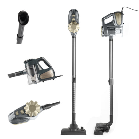 Beldray BEL01731TT Titanium 2-in-1 Hand Vacuum Cleaner - Converts To Handheld Unit, Floor To Ceiling Cleaning, 600ml Dust Container, Washable Extra HEPA Filter, Includes Crevice/Brush Tool, 600W Beldray BEL01731TT Titanium 2-in-1 Hand Vacuum Cleaner - Converts To Handheld Unit, Floor To Ceiling Cleaning, 600ml Dust Container, Washable Extra HEPA Filter, Includes Crevice/Brush Tool, 600W