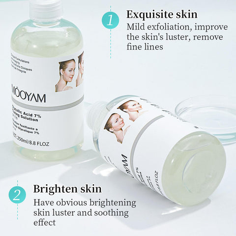 Glycolic Acid Toner 7%, Face Toner Face Serum for Facial Moisturizing, Firming Skin & Reduce Wrinkles, 250 Ml Refreshing Oil Control Toner Exfoliates and Nourishes Your Skin Glycolic Acid Toner 7%, Face Toner Face Serum for Facial Moisturizing, Firming Skin & Reduce Wrinkles, 250 Ml Refreshing Oil Control Toner Exfoliates and Nourishes Your Skin