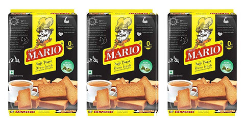TRDP MARIO Rusk 600g - Offers A Wholesome Teatime Experience - Infused with Cardamom and Right Amount of Sweetness (Pack of 3) TRDP MARIO Rusk 600g - Offers A Wholesome Teatime Experience - Infused with Cardamom and Right Amount of Sweetness (Pack of 3)
