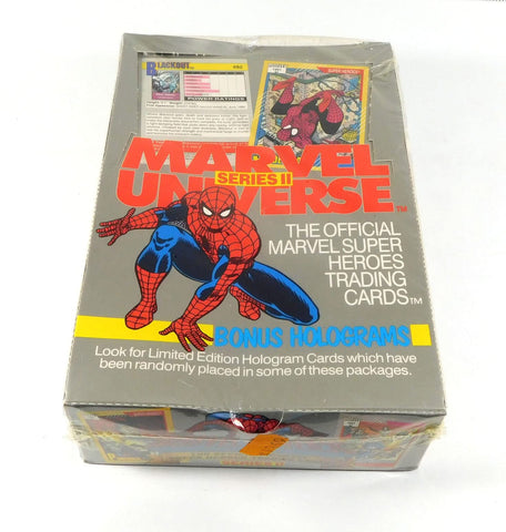 MARVEL UNIVERSE Series II Trading Card Box -36 Factory Sealed Packs (1991) MARVEL UNIVERSE Series II Trading Card Box -36 Factory Sealed Packs (1991)