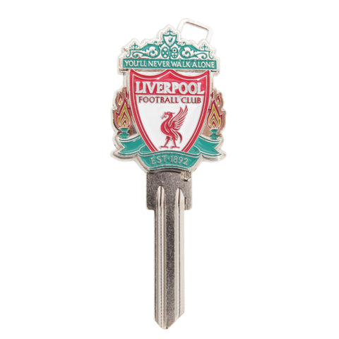 Liverpool FC Official 3D Football Crest Key Blank (One Size) (Silver/Red)