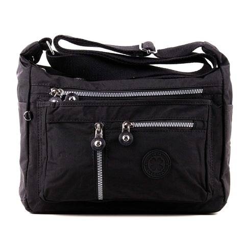 WEDMAY Womens Crossbody Bag Casual Nylon Multi Pocket For Ladies Lightweight Cross Body Bags Waterproof Shoulder Handbag (WM8205 Black) WEDMAY Womens Crossbody Bag Casual Nylon Multi Pocket For Ladies Lightweight Cross Body Bags Waterproof Shoulder Handbag (WM8205 Black)
