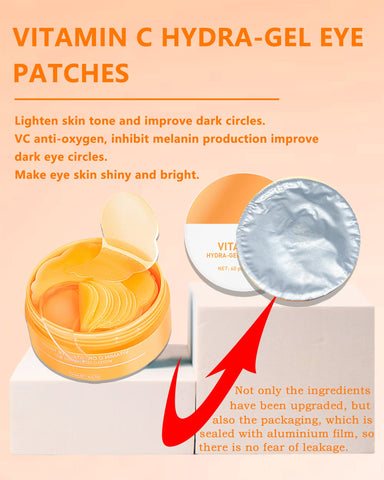 Under eye Gel Patches -Update 60Pcs Vitamin C Crystal Eye Gel Patch, Eye Mask for Puffy Eye, Dark Circle, Eye Bag, Puffiness, Wrinkle, Anti-Aging Eye Pads Treatment Mask, Mother‘s Day Gift for Women Under eye Gel Patches -Update 60Pcs Vitamin C Crystal Eye Gel Patch, Eye Mask for Puffy Eye, Dark Circle, Eye Bag, Puffiness, Wrinkle, Anti-Aging Eye Pads Treatment Mask, Mother‘s Day Gift for Women