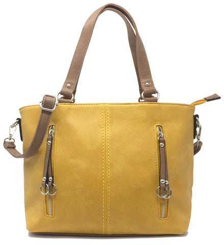 Savvy Street Medium Size Designer Handbags for Women Beautiful Ladies Fashion Grab Bag with Detachable Adjustable Shoulder Strap. (Ochre) Savvy Street Medium Size Designer Handbags for Women Beautiful Ladies Fashion Grab Bag with Detachable Adjustable Shoulder Strap. (Ochre)