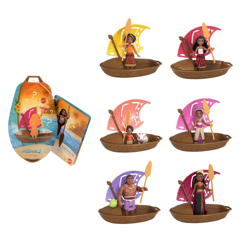 Mattel Disney Vaiana 2 Wayfinder Wonders Toy Set with Surprise Small Doll, Canoe & Accessory, Inspired by the Movie (Styles May Vary), JBT68 Mattel Disney Vaiana 2 Wayfinder Wonders Toy Set with Surprise Small Doll, Canoe & Accessory, Inspired by the Movie (Styles May Vary), JBT68