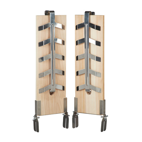 Relaxdays Set of 2 Set Salmon Board Smoker, Natural Cedar Wood Board, Adjustable Stainless Steel Mount Relaxdays Set of 2 Set Salmon Board Smoker, Natural Cedar Wood Board, Adjustable Stainless Steel Mount