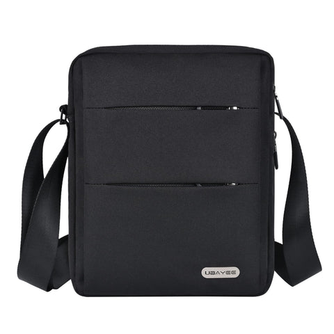 UBAYEE Mens Shoulder Bag with RFID Blocking Pocket (Fits 11 Inch iPad, Tablet), 27 cm, Black UBAYEE Mens Shoulder Bag with RFID Blocking Pocket (Fits 11 Inch iPad, Tablet), 27 cm, Black