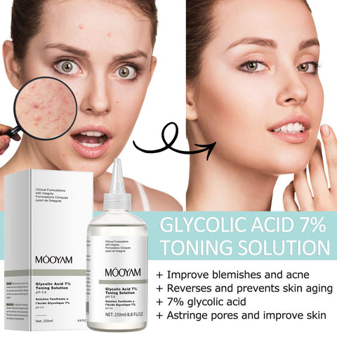 Glycolic Acid Toner 7%, Face Toner Face Serum for Facial Moisturizing, Firming Skin & Reduce Wrinkles, 250 Ml Refreshing Oil Control Toner Exfoliates and Nourishes Your Skin Glycolic Acid Toner 7%, Face Toner Face Serum for Facial Moisturizing, Firming Skin & Reduce Wrinkles, 250 Ml Refreshing Oil Control Toner Exfoliates and Nourishes Your Skin