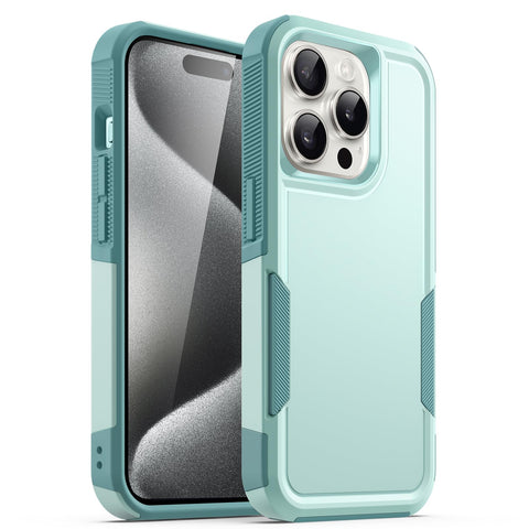 JETech Case for iPhone 15 Pro Max 6.7-Inch, Heavy Duty Dual-Layer Rugged Protection, Shockproof Protective Tough Phone Cover with Matte Back (Mint Green) JETech Case for iPhone 15 Pro Max 6.7-Inch, Heavy Duty Dual-Layer Rugged Protection, Shockproof Protective Tough Phone Cover with Matte Back (Mint Green)