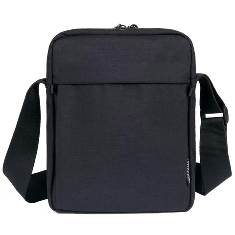 MAVHVAM Mens Shoulder Bag Travel Crossbody Bag with Adjustable Strap Small Sling Bag Water Repellent Messenger Bag Side Bag for Hiking Walking Daily Use Black MAVHVAM Mens Shoulder Bag Travel Crossbody Bag with Adjustable Strap Small Sling Bag Water Repellent Messenger Bag Side Bag for Hiking Walking Daily Use Black
