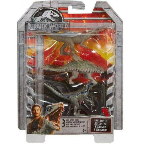 JURASSIC WORLD MINI DINO 3-PACK Pack 4 JURASSIC WORLD MINI DINO 3-PACK Pack 4