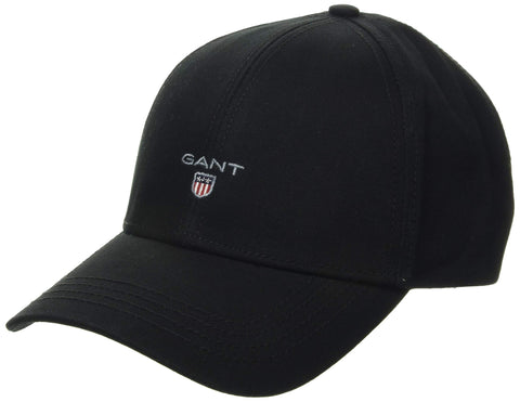 GANT Men's New Twill Cap, Black, One Size GANT Men's New Twill Cap, Black, One Size