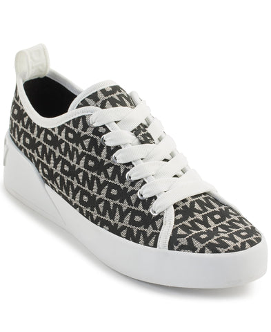 DKNY Women's Mar Sneaker, Wht/Black, 6.5 DKNY Women's Mar Sneaker, Wht/Black, 6.5
