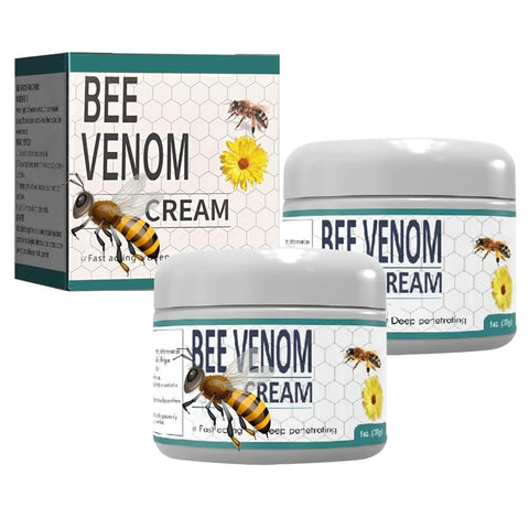 2PCS Bee Venom Cream, New Zealand Bee Venom Cream, Bee Venom Gel Provides for Back,Neck,Hands,Feet Etc. 2PCS Bee Venom Cream, New Zealand Bee Venom Cream, Bee Venom Gel Provides for Back,Neck,Hands,Feet Etc.