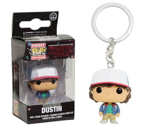 Funko Pop Keychain Stranger Things Dustin Action Figure Funko Pop Keychain Stranger Things Dustin Action Figure