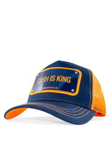 John Hatter & Co Cash is King Blue Adjustable Hat John Hatter & Co Cash is King Blue Adjustable Hat