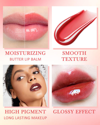 Lip Butter Balm Vanilla, Hydrating Tinted Butter Lip Gloss,Clear Lip Mask Lip Care Moisturizer,Smooth Lip Treatment Balm,Non-Sticky Jelly Glow Reviver Fat Lip Oil,Women’s Day Makeup Gift for Women-01 Lip Butter Balm Vanilla, Hydrating Tinted Butter Lip Gloss,Clear Lip Mask Lip Care Moisturizer,Smooth Lip Treatment Balm,Non-Sticky Jelly Glow Reviver Fat Lip Oil,Women’s Day Makeup Gift for Women-01