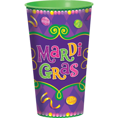 Mardi Gras Large Party Cup, 32 oz. Mardi Gras Large Party Cup, 32 oz.