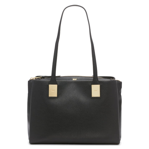 DKNY Women's R33aay57-bgd-1sz Tote Bag, Black/Gold, One Size DKNY Women's R33aay57-bgd-1sz Tote Bag, Black/Gold, One Size