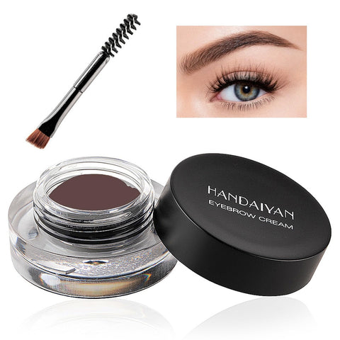Waterproof Brow Pomade - Brown Eyebrow Cream With Eyebrow Brush - Brow Pencil High Pigment Long Lasting Wear, Smudge Proof, Sweat Resistant, Easy to Slide and Quickly Dry - Eyebrow Makeup for Women (Brown) Waterproof Brow Pomade - Brown Eyebrow Cream With Eyebrow Brush - Brow Pencil High Pigment Long Lasting Wear, Smudge Proof, Sweat Resistant, Easy to Slide and Quickly Dry - Eyebrow Makeup for Women (Brown)